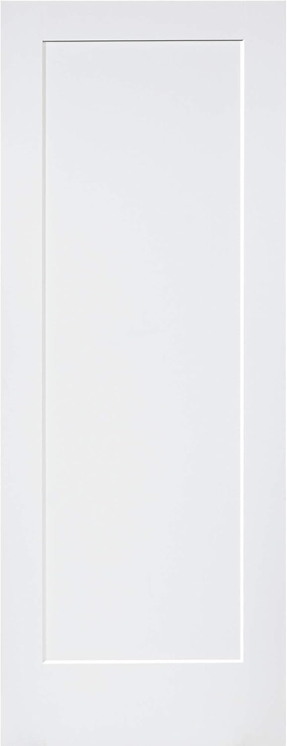 1-Panel Door, White Primed Shaker 80 in. x 18 in. - Image 4